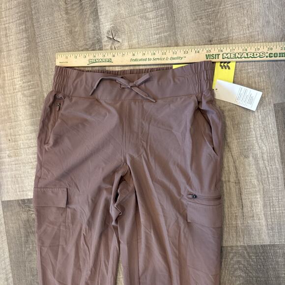 All In Motion Women’s Active Mid Rise Cargo Joggers In Brown Lightweight Med New - Picture 3 of 10